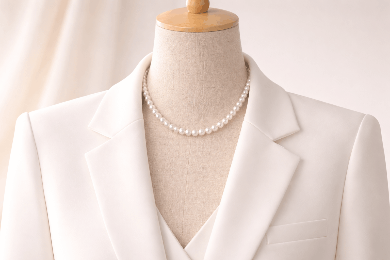 pearlsonly-blog-113-image-2-pearl - Blazer blanco con collares de perlas - Joyería de perlas - pearlsonly