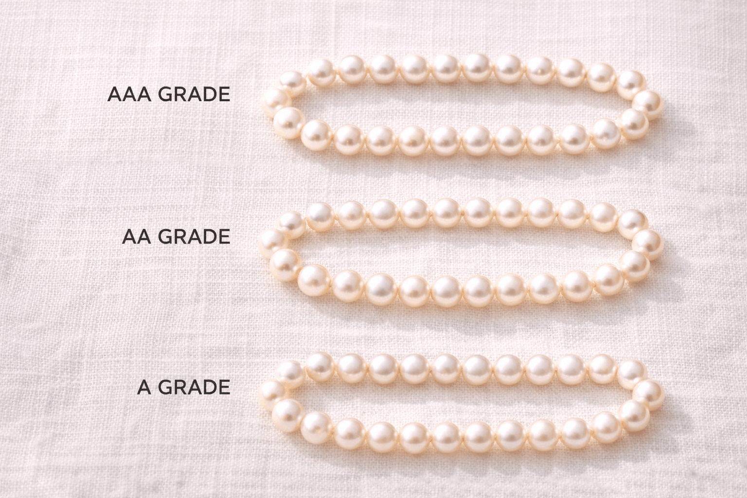 02. Calidad de las pulseras de perlas de agua dulce en el Reino Unido