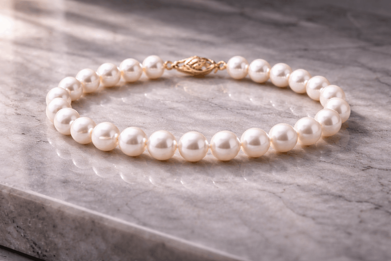 Pulseras de perlas Akoya en el mercado británico