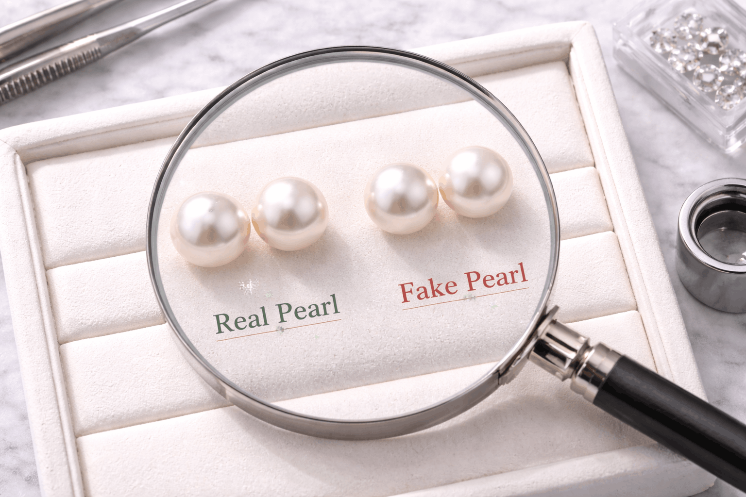 08. Cómo detectar joyería de perlas falsa en Dubái