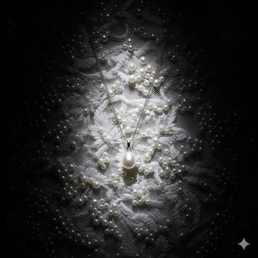 03. Cuando menos es más – Decoración pesada y joyas de perlas