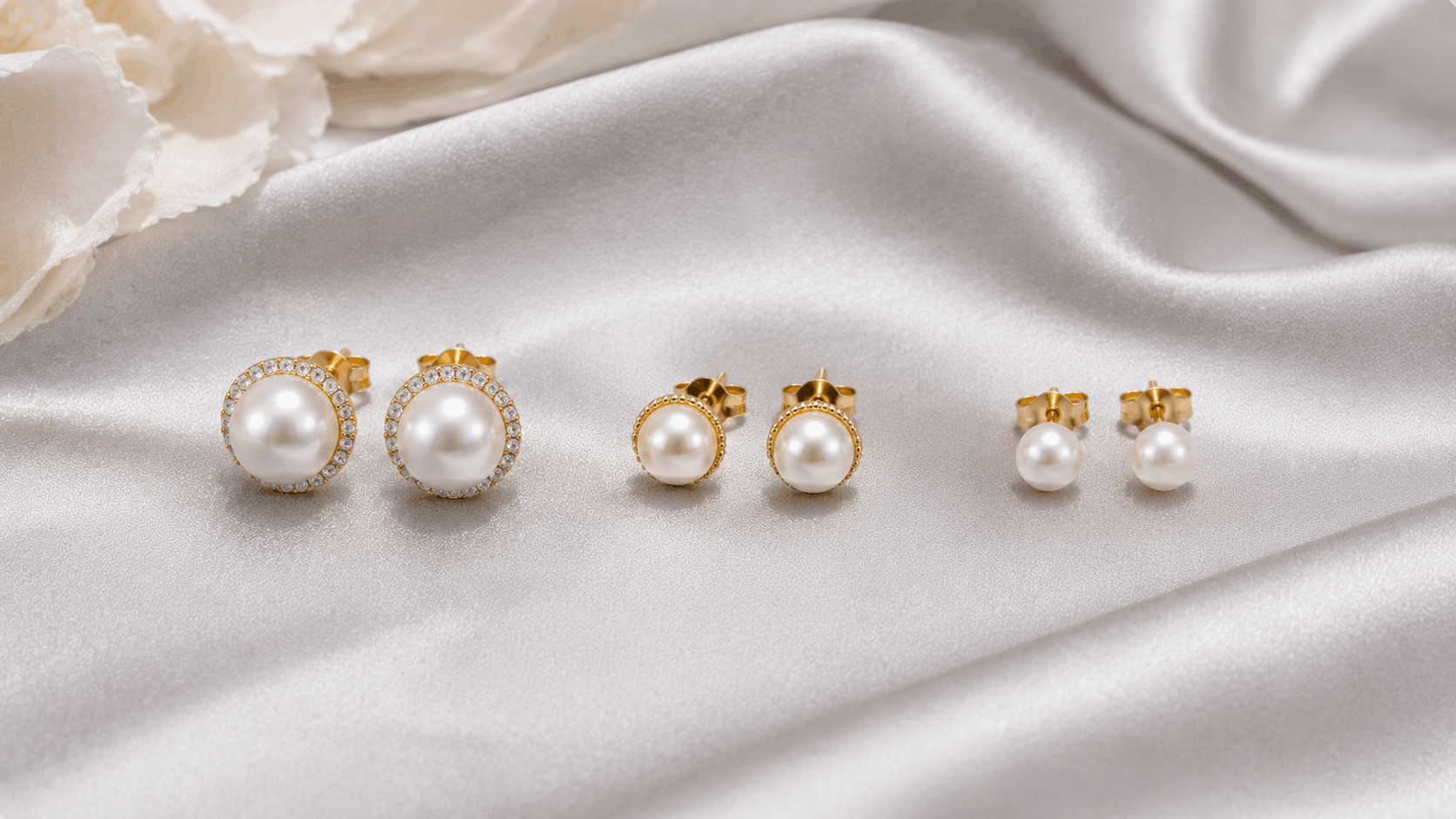04. Pendientes de perla para damas de honor — Coordinar sin igualar