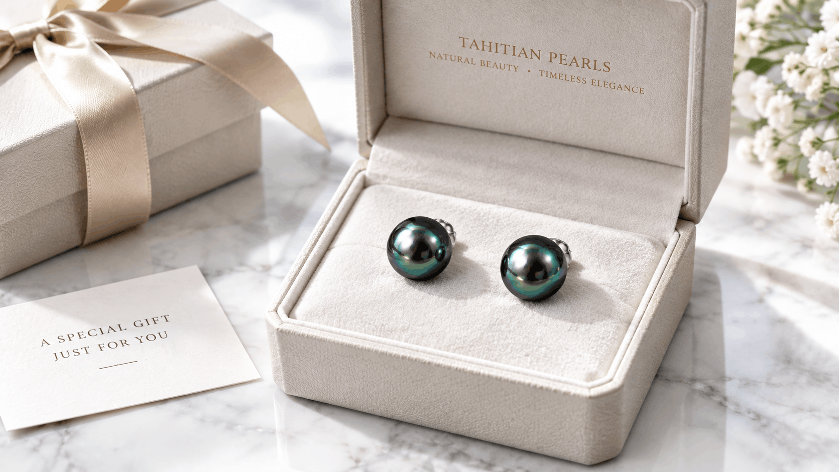 06. Pendientes de perlas de Tahití como regalo