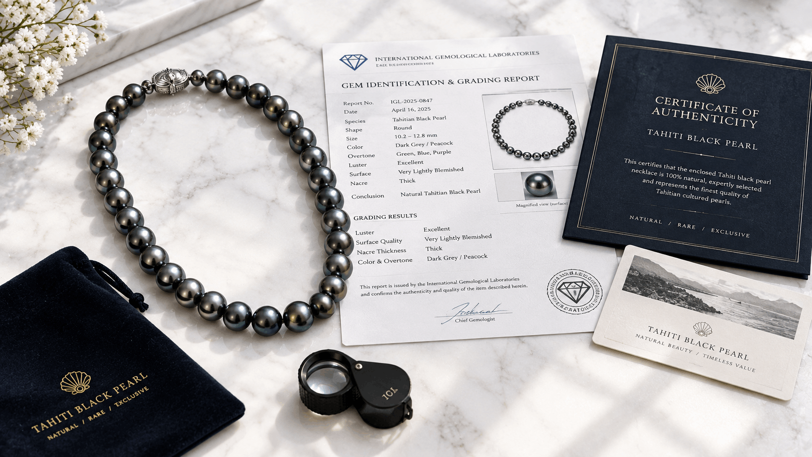 07. Cómo comprar un collar de perlas negras de Tahití de la forma correcta