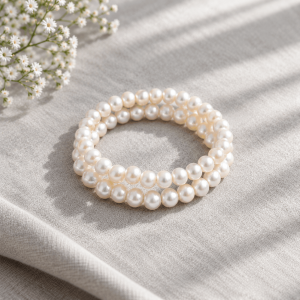 Pulsera elástica de perlas: guía de talla y cuidados