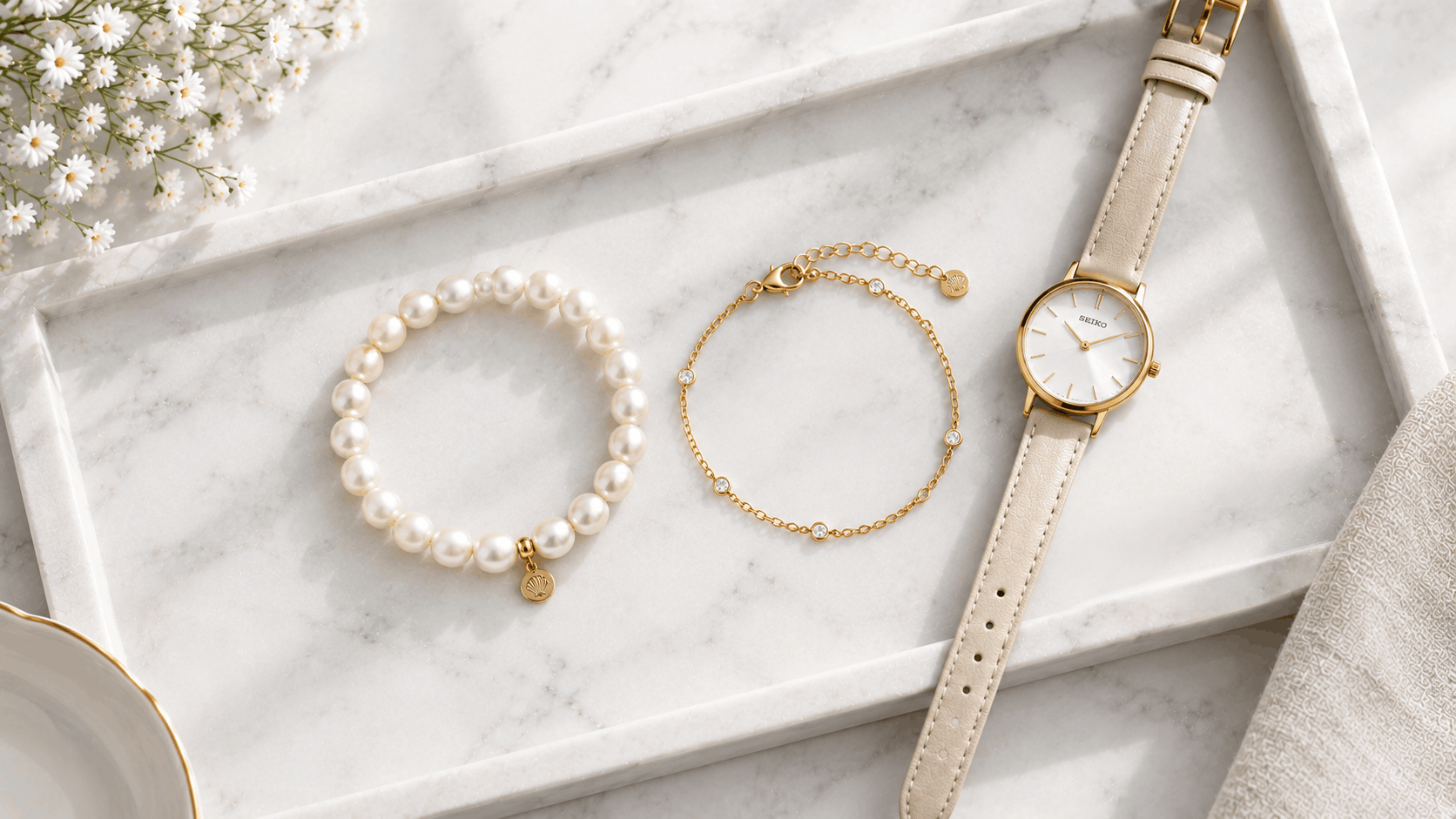 02. Por qué una pulsera elástica de perlas funciona en el día a día
