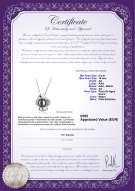 Certificado de producto: FW-B-AA-910-P-Rocio