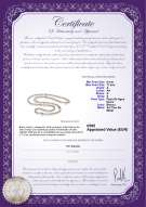 product certificate: FW-W-A-611-N-Chloe