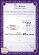 product certificate: P-AAAA-67-S-OLAV