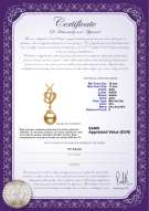 product certificate: SS-G-AAA-1011-P-Prudence