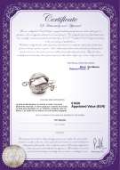 Certificado de producto: W-14K-ball-dmd-clasp-brighton