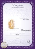 product certificate: W-14K-TRP-Clasp-Dartmoor