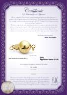 product certificate: Y-14k-ball-clasp