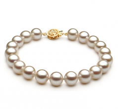 8.5-9mm AAA Quality Perla Akoya Japonesa Pulsera in Blanco