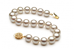 8.5-9mm AAA Quality Perla Akoya Japonesa Pulsera in Blanco