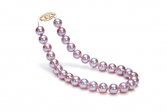 6-6.5mm AA Quality Perla de Agua Dulce Pulsera in Lavanda