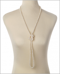 6-7mm A Quality Perla de Agua Dulce Collar in Betty Blanco