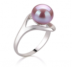 9-10mm AA Quality Perla de Agua Dulce Anillo in Sadie Lavanda