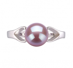 6-7mm AA Quality Perla de Agua Dulce Anillo in Jessica Lavanda