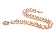 6-6.5mm AAAA Quality Perla de Agua Dulce Pulsera in Rosa