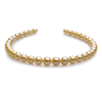 10-13.5mm AAA Quality Mar del Sur Collar in 18 pulgadas Oro