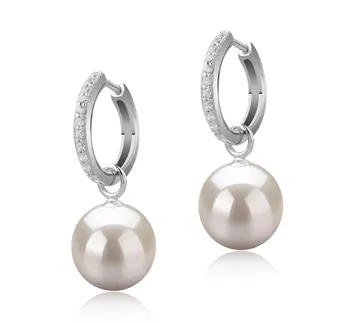 Pendientes de platino de perlas - Diseño Exclusivo y Elegante