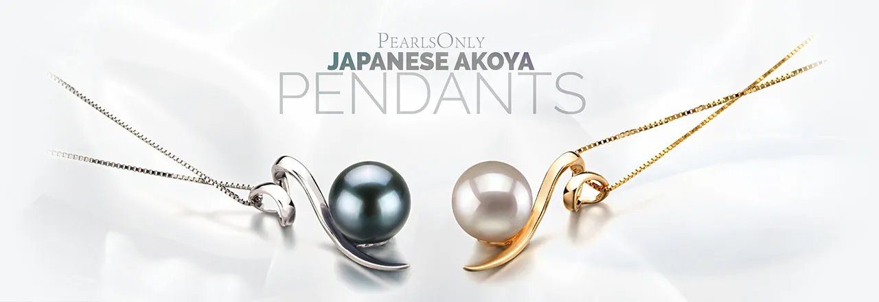 Landing banner for Japanese Akoya Pendants