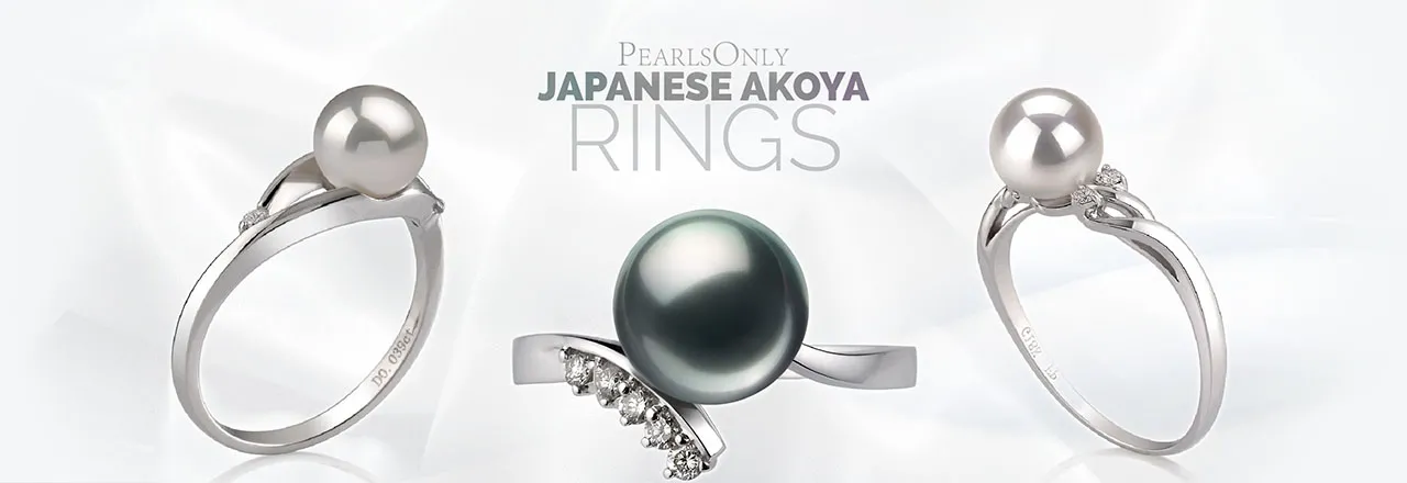 PearlsOnly Akoya Pearl Rings