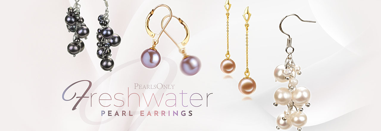 PearlsOnly Freshwater Pearl Earrings