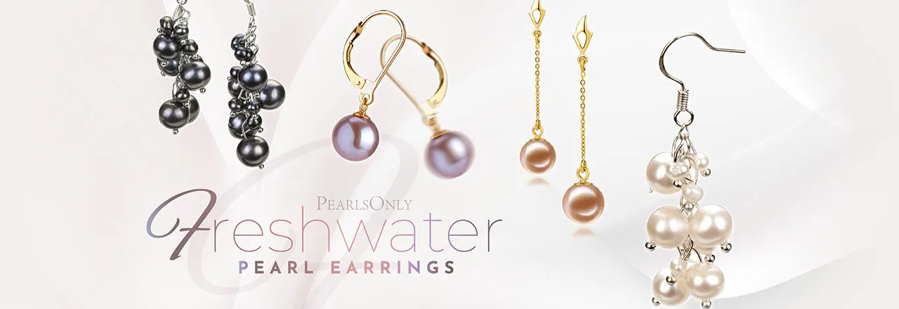 Landing banner for Freshwater Pearl Earrings