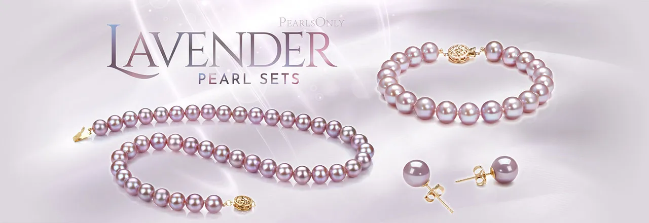 PearlsOnly Lavender Pearl Sets