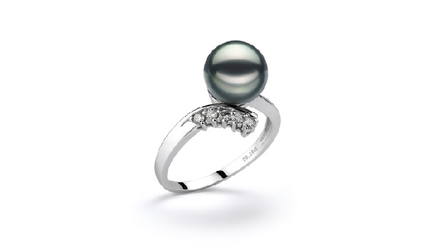 View Black Japanese Akoya Pearl Rings collection